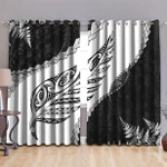 Aotearoa Silver Fern Blackout Thermal Grommet Window Curtains MP13072009S1 - Amaze Style™-Curtains