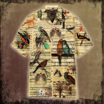 Lovely Birds In Music Sheet Hawaiian Shirt | For Men & Women | Adult | WT1530