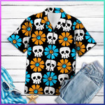 Skull Flower Hawaiian Shirt | For Men & Women | Adult | HW5173