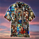 Life Of Jesus Stained Glass Window Hawaiian Shirt | For Men & Women | Adult | WT1028