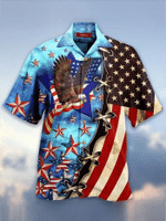 Eagle American Flag Hawaiian Shirt | For Men & Women | Adult | HW2675