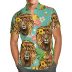 Tropical Pineapple Lion Hawaiian Shirt | For Men & Women | Adult | HW6498