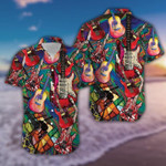 Amazing Colorful Art Love Guitar Hawaiian Shirt | For Men & Women | Adult | HW7290