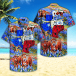 Born In Texas Forever Bluebonnet Hawaiian Shirt | For Men & Women | Adult | HW4779