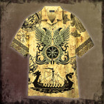 Viking Tatoo Crow Raven Of Odin Hawaiian Shirt | For Men & Women | Adult | HW4775