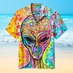 Alien Painting Hawaiian Shirt | For Men & Women | Adult | HW6369