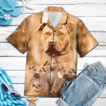 Pit Bull Terrier Hawaiian Shirt | For Men & Women | Adult | HW6332