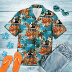Dachshund Hippie Summer Hawaiian Shirt | For Men & Women | Adult | HW7541