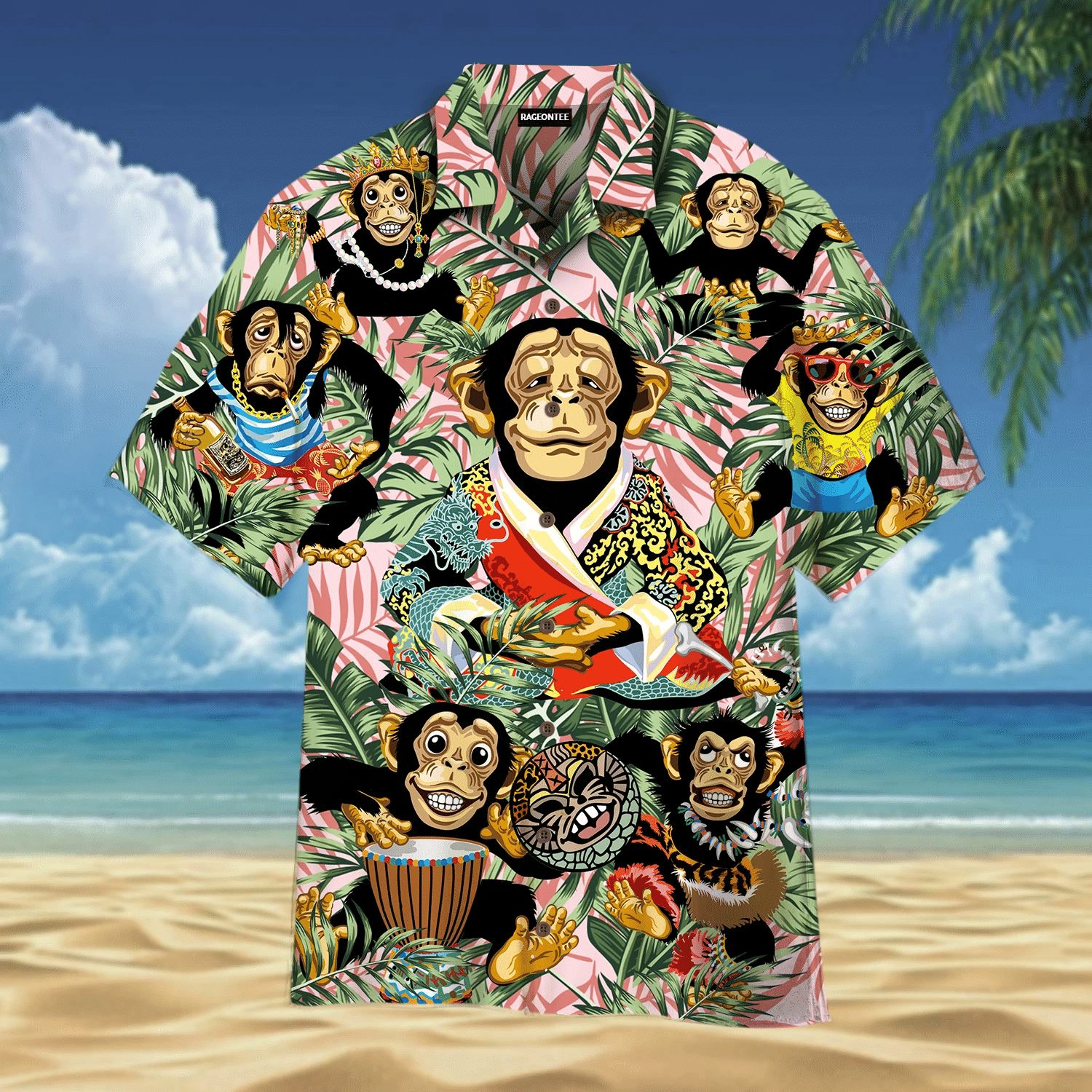 Smile Like A Monkey Hawaiian Shirt | For Men & Women | Adult | WT1332