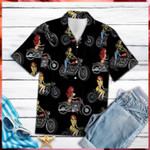 Sexy Girl Motorbike Hawaiian Shirt | For Men & Women | Adult | HW7753
