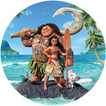 Disney Moana Ocean Tropical 500 Piece Jigsaw Puzzle And Poster For & Adult