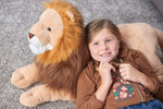 Wild Republic Jumbo Lion Plush, Giant Stuffed Animal, Plush Toy, Gifts For , 30 Inches By Wild Republic