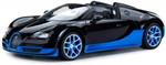 Radio Remote Control 1/14 Bugatti Veyron 16.4 Grand Sport Vitesse Licensed Rc Model Car (Black/Blue)