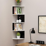 Wall Corner Bookcase