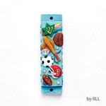 Toddlers Sports Resin Mezuzah-Great Jewish Gift For Bedroom