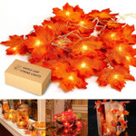 Maple Leaf Lantern - Christmas, Thanksgiving Decoration