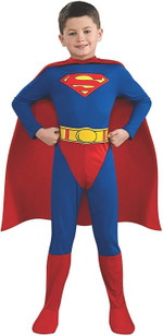 Rubie'S Dc Comics Superman Child'S Long Sleeve Jumpsuit Costume