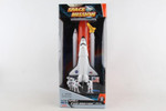 Space Shuttle Full Stack With 3 Astronaut, American Flag And Launch Pad With Boosters -  Approximately 12 Inches Tall