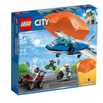 Lego City Sky Police Parachute Jet Toy 218 Pieces