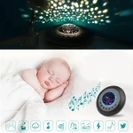 White Noise Sound Sleep Machine Star Projector For Baby