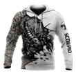 Scorpio Tattoo Zip Hoodie Crewneck Sweatshirt T-Shirt 3D All Over Print For Men And Women