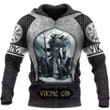Love Viking Zip Hoodie Crewneck Sweatshirt T-Shirt 3D All Over Print For Men And Women