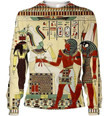 Ancient Egypt Zip Hoodie Crewneck Sweatshirt T-Shirt 3D All Over Print For Men And Women