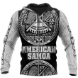 American Samoa Zip Hoodie Crewneck Sweatshirt T-Shirt 3D All Over Print For Men And Women