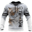 Tiger Zip Hoodie Crewneck Sweatshirt T-Shirt 3D All Over Print For Men And Women