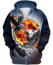 Native American Wolf & Eagle Zip Hoodie Crewneck Sweatshirt T-Shirt 3D All Over Print For Men And Women