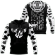 Heifer Black Zip Hoodie Crewneck Sweatshirt T-Shirt 3D All Over Print For Men And Women