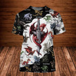 Love Dragon Zip Hoodie Crewneck Sweatshirt T-Shirt 3D All Over Print For Men And Women