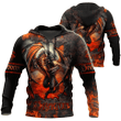 Dragon Zip Hoodie Crewneck Sweatshirt T-Shirt 3D All Over Print For Men And Women