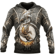 Dungeon Dragon Zip Hoodie Crewneck Sweatshirt T-Shirt 3D All Over Print For Men And Women