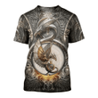 Dungeon Dragon Zip Hoodie Crewneck Sweatshirt T-Shirt 3D All Over Print For Men And Women