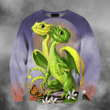 Lemon Dragon Zip Hoodie Crewneck Sweatshirt T-Shirt 3D All Over Print For Men And Women