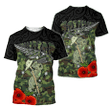 Tiki Lest We Forget Maori Zip Hoodie Crewneck Sweatshirt T-Shirt 3D All Over Print For Men And Women