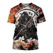 Grim Reaper Zip Hoodie Crewneck Sweatshirt T-Shirt 3D All Over Print For Men And Women