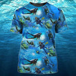 Diving Zip Hoodie Crewneck Sweatshirt T-Shirt 3D All Over Print For Men And Women