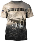 USAF Zip Hoodie Crewneck Sweatshirt T-Shirt 3D All Over Print For Men And Women