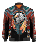 Eagle Native Zip Hoodie Crewneck Sweatshirt T-Shirt 3D All Over Print For Men And Women