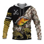 Carp Fishing Zip Hoodie Crewneck Sweatshirt T-Shirt 3D All Over Print For Men And Women