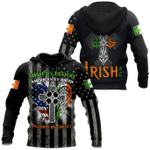 Irish St Patrick's Day Zip Hoodie Crewneck Sweatshirt T-Shirt 3D All Over Print For Men And Women