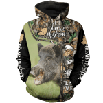 Boar Hunter Zip Hoodie Crewneck Sweatshirt T-Shirt 3D All Over Print For Men And Women