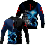Awesome Easter Jesus My King My Lord My Savior Zip Hoodie Crewneck Sweatshirt T-Shirt 3D All Over Print For Men And Women