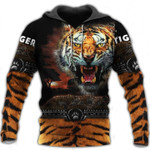 Tigers Zip Hoodie Crewneck Sweatshirt T-Shirt 3D All Over Print For Men And Women