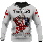 Stand For The Flag Zip Hoodie Crewneck Sweatshirt T-Shirt 3D All Over Print For Men And Women
