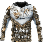 Rabbit Beagle Zip Hoodie Crewneck Sweatshirt T-Shirt 3D All Over Print For Men And Women