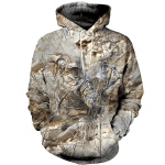 Hunting Zip Hoodie Crewneck Sweatshirt T-Shirt 3D All Over Print For Men And Women