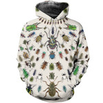 A Collection Of Beetles Zip Hoodie Crewneck Sweatshirt T-Shirt 3D All Over Print For Men And Women